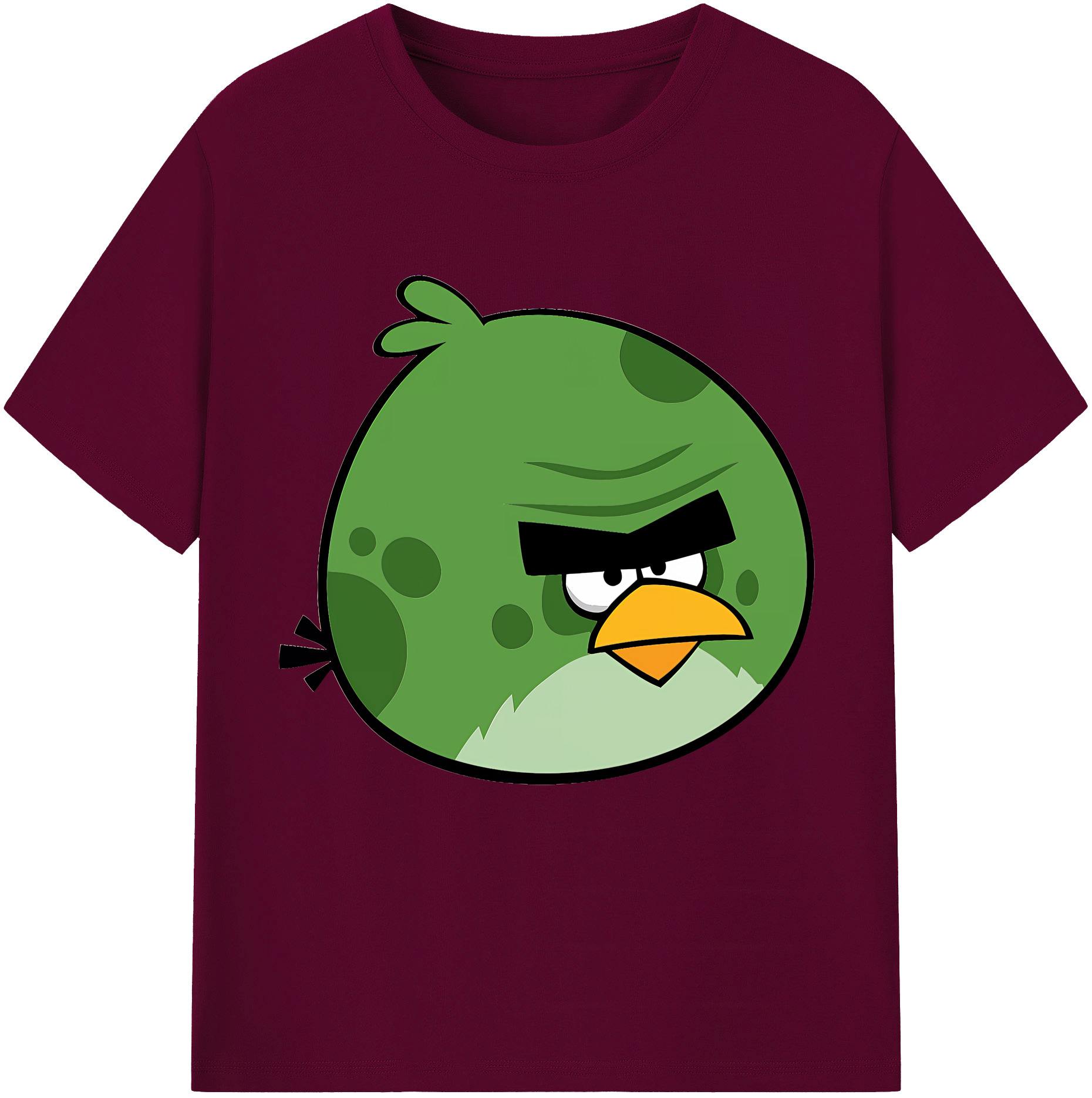 （画像用） Angry Birds アングリーバード レディースカジュアルプリントTシャツ（綿100％）
